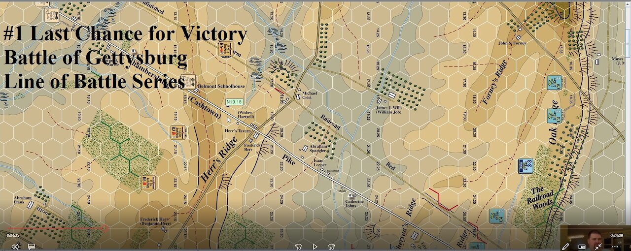 #1 Last Chance for Victory Battle of Gettysburg 8:30am Turn Line of Battle Series