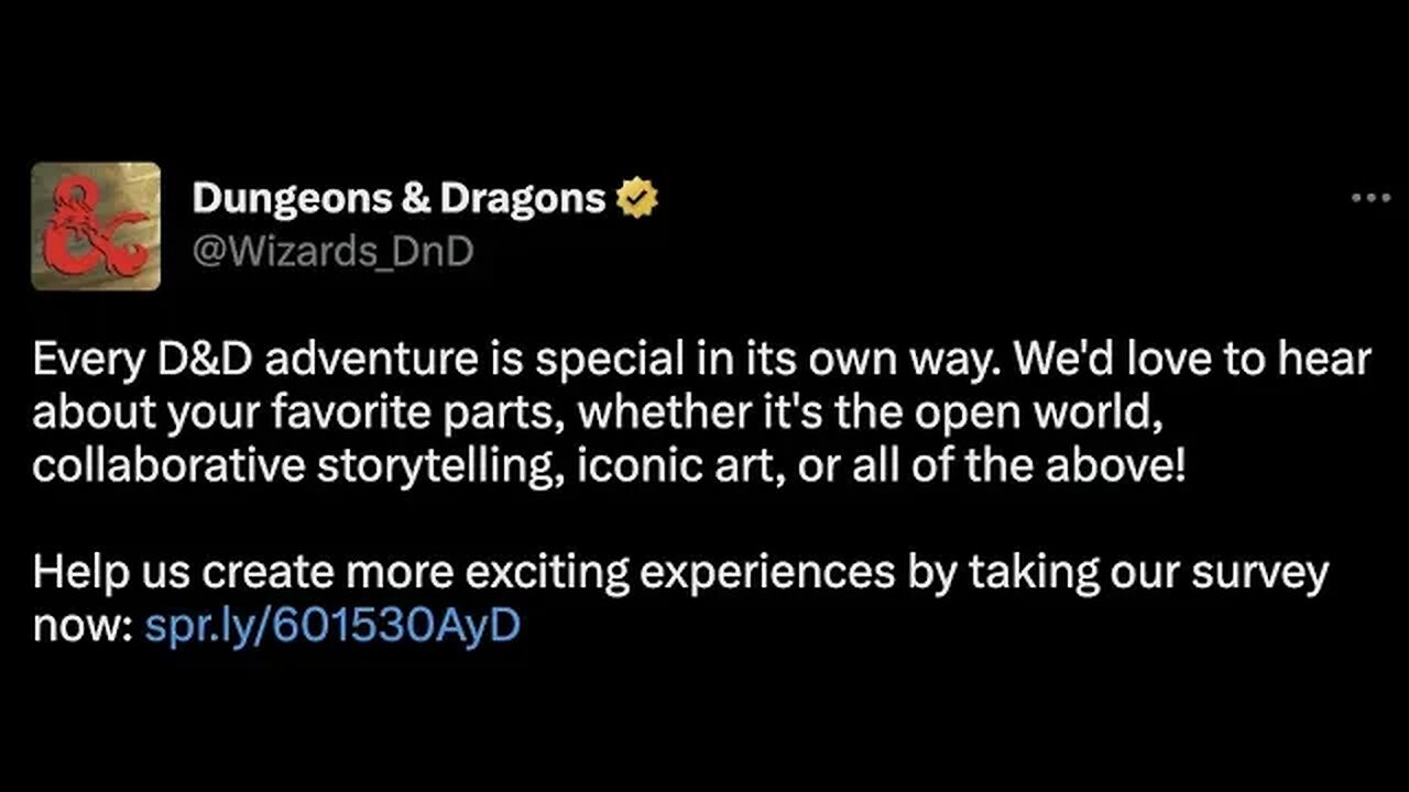 Taking the Current D&D Survey from WotC - How Long Will I Last Before Tapping Out?