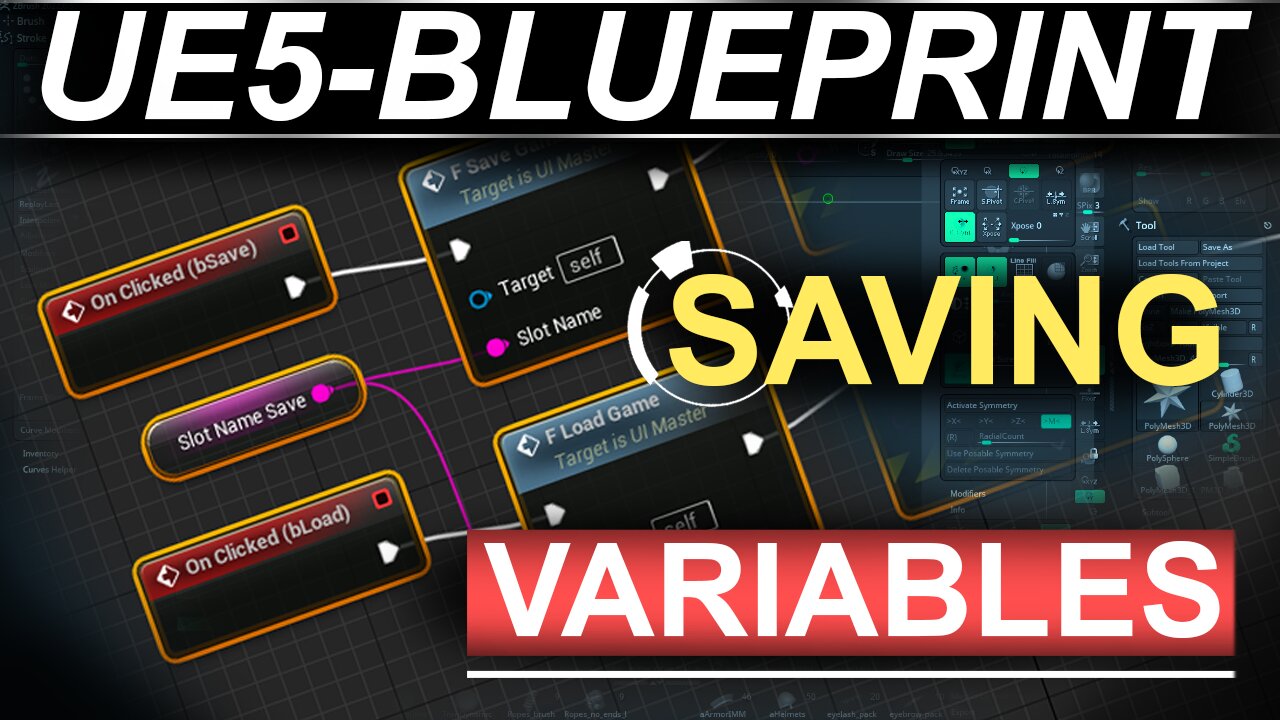Unreal5 Blueprints: SAVING Variables - (2-MINUTES!!)