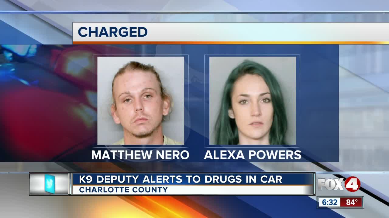 Couple arrested after K9 Deputy alerts there are drugs in the car