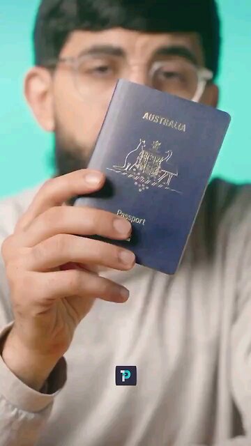 Blood soaked Australian passport