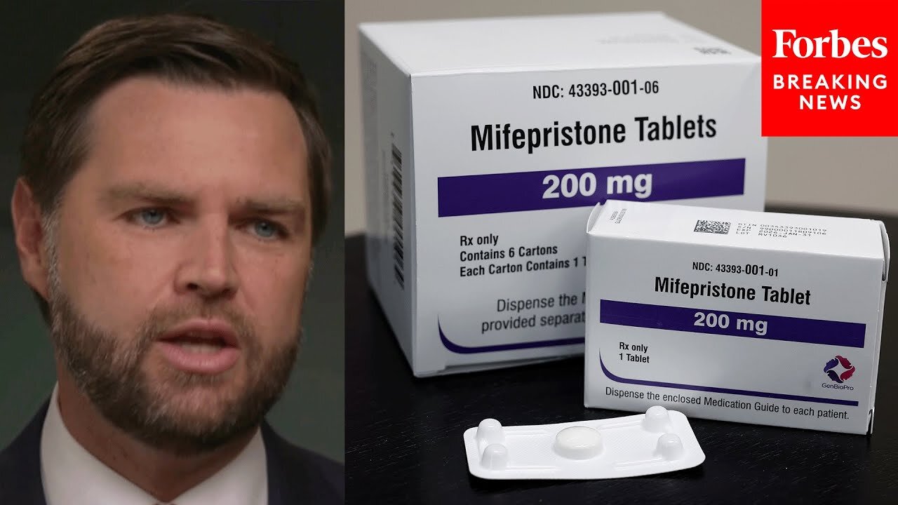 *Would 'A Trump Administration Allow Mifepristone*: JD Vance Asked Point Blank