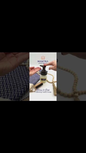 Skip store-bought fragrance-filled formulas. Instead, try foaming hand soap made with Essential Oils