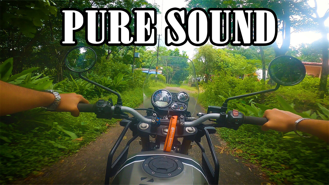 Royal Enfield Himalayan | Ride to College | BS6 [PURE SOUND]