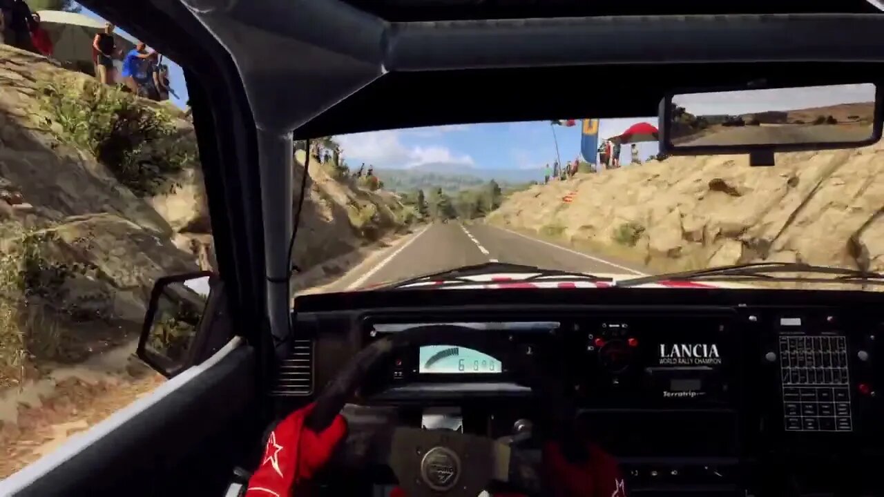 DiRT Rally 2 - Delta Integrale Dashes Through Vinedos Dardenya