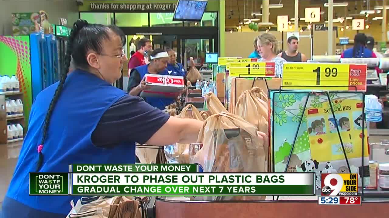 Kroger to phase out plastic bags by 2025