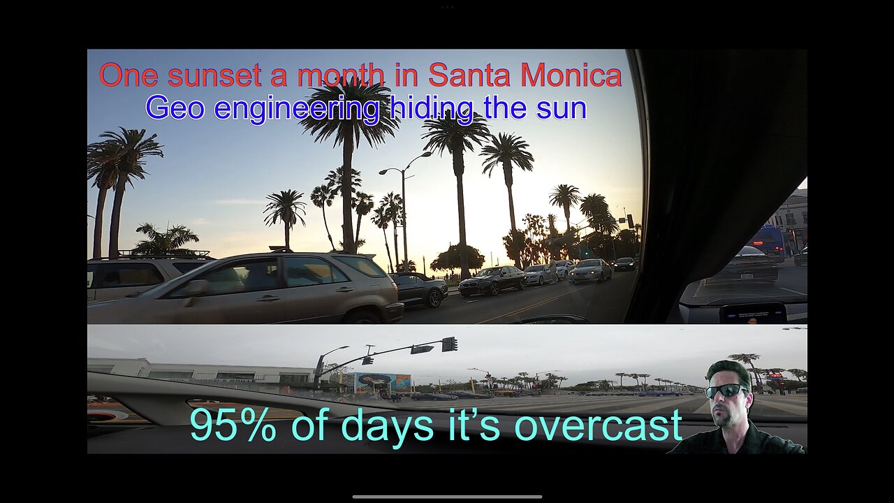 Overcast, is the new normal in Santa Monica all beach areas in Southern California