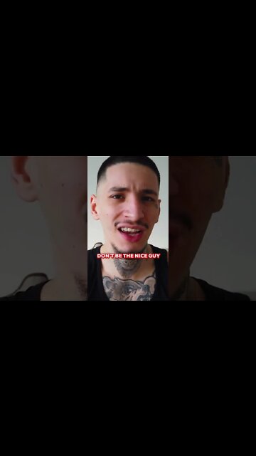 Zack on " DON'T Be the NICE Guy" #shorts #motivation #girl #redpill #inspiration #dating #explore