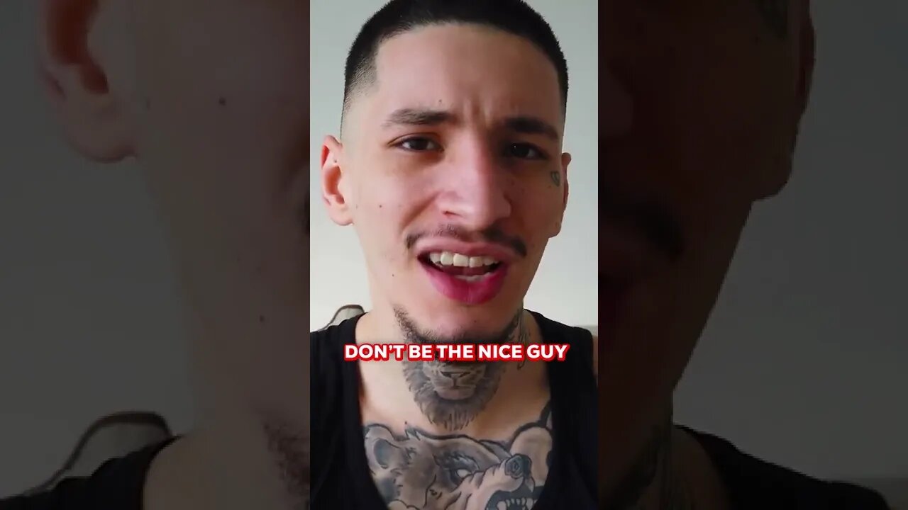 Zack on " DON'T Be the NICE Guy" #shorts #motivation #girl #redpill #inspiration #dating #explore