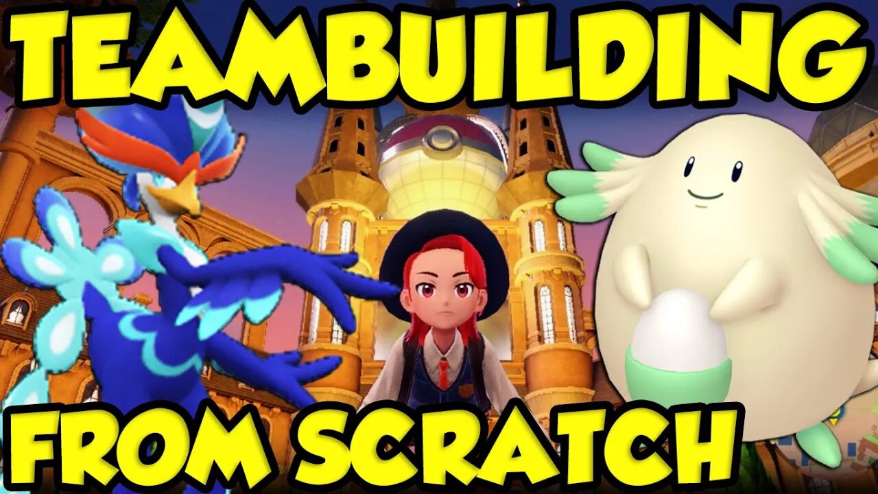 BUILDING AN ENTIRE COMPETITIVE POKEMON TEAM FROM SCRATCH In Pokemon Scarlet and Violet!