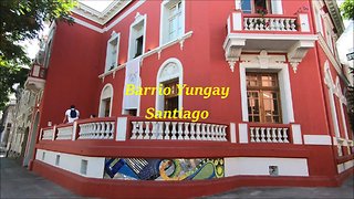 Barrio Yungay in Santiago, Chile