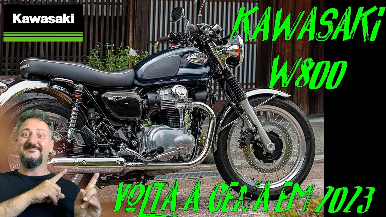 Ela ACORDOU? Nova Kawasaki W800 volta à cena em 2023