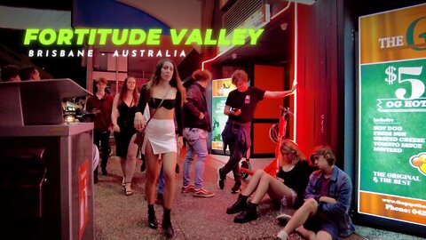 Australia's Nightlife District in BRISBANE City || THE Fortitude Valley