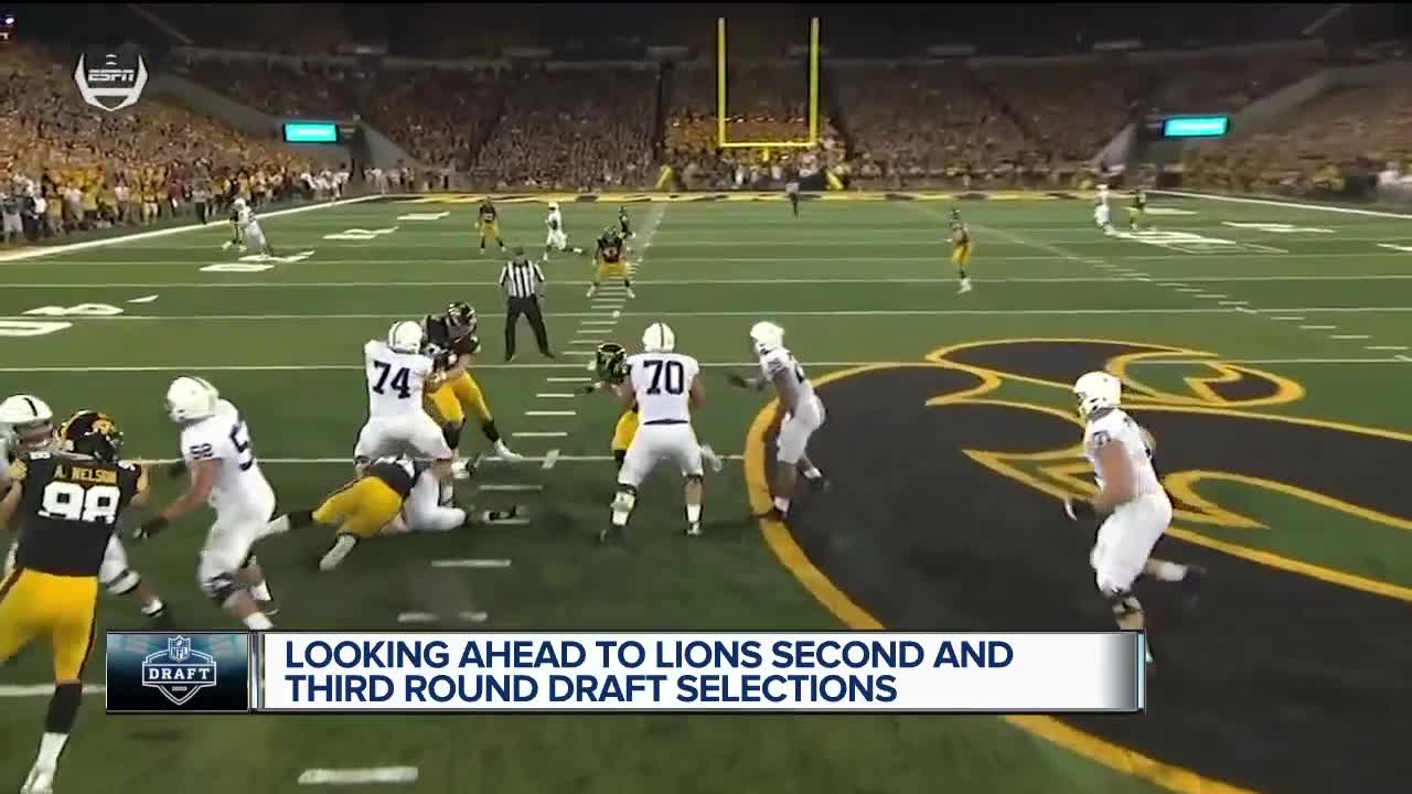 Looking ahead to Lions second and third round draft selections