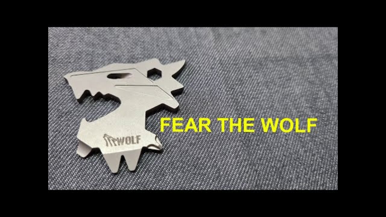 Fear The Wolf | Chaveiro multifunção Rota Extrema