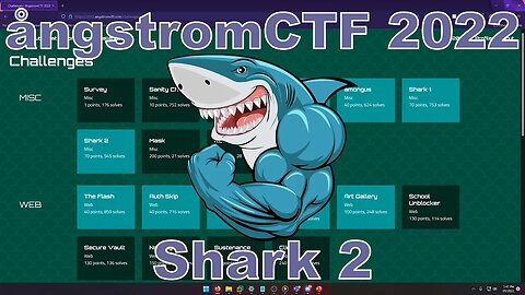 angstromCTF 2022: Shark 2