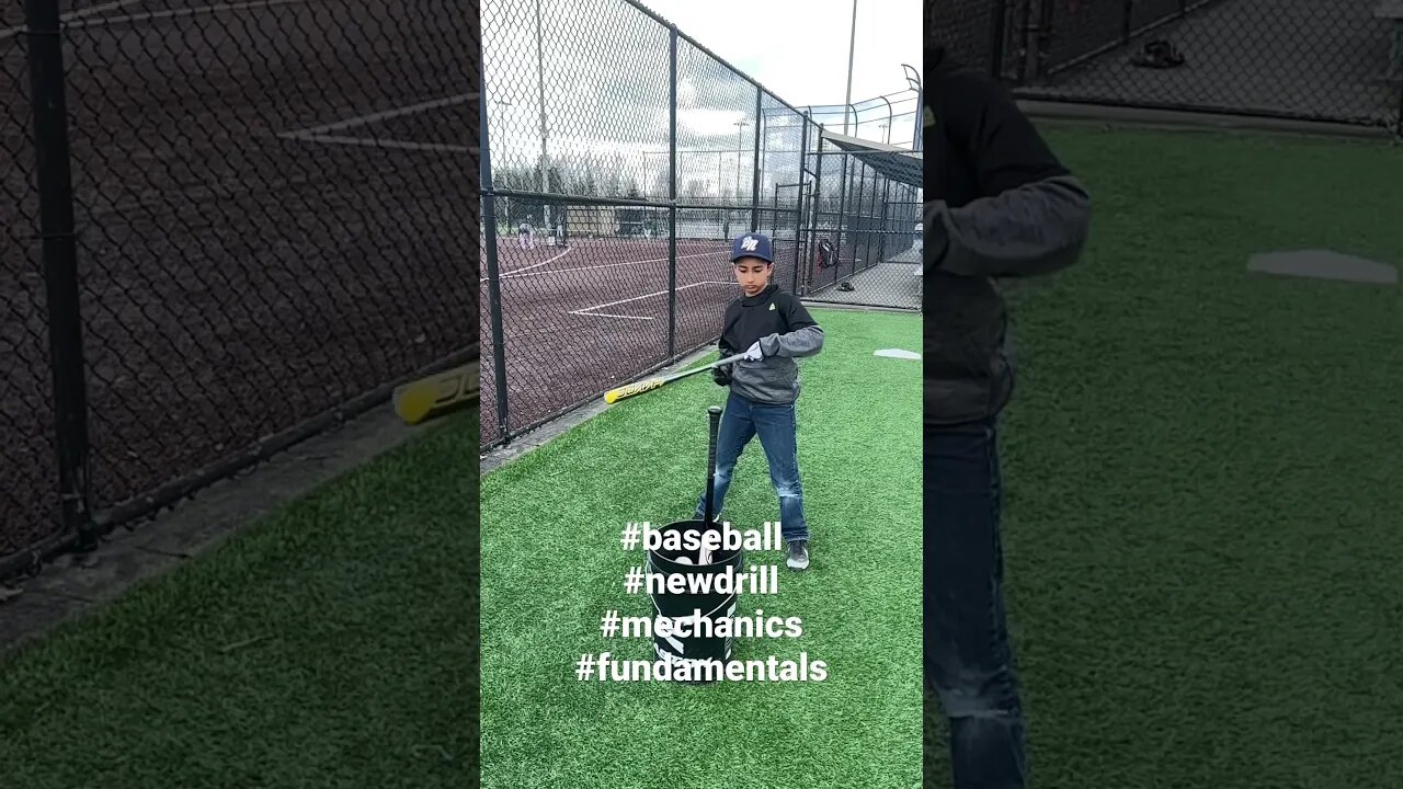 Avi working some mechanics. #baseball #fundamentals #swing #littleleague #baseballlife #coachlife