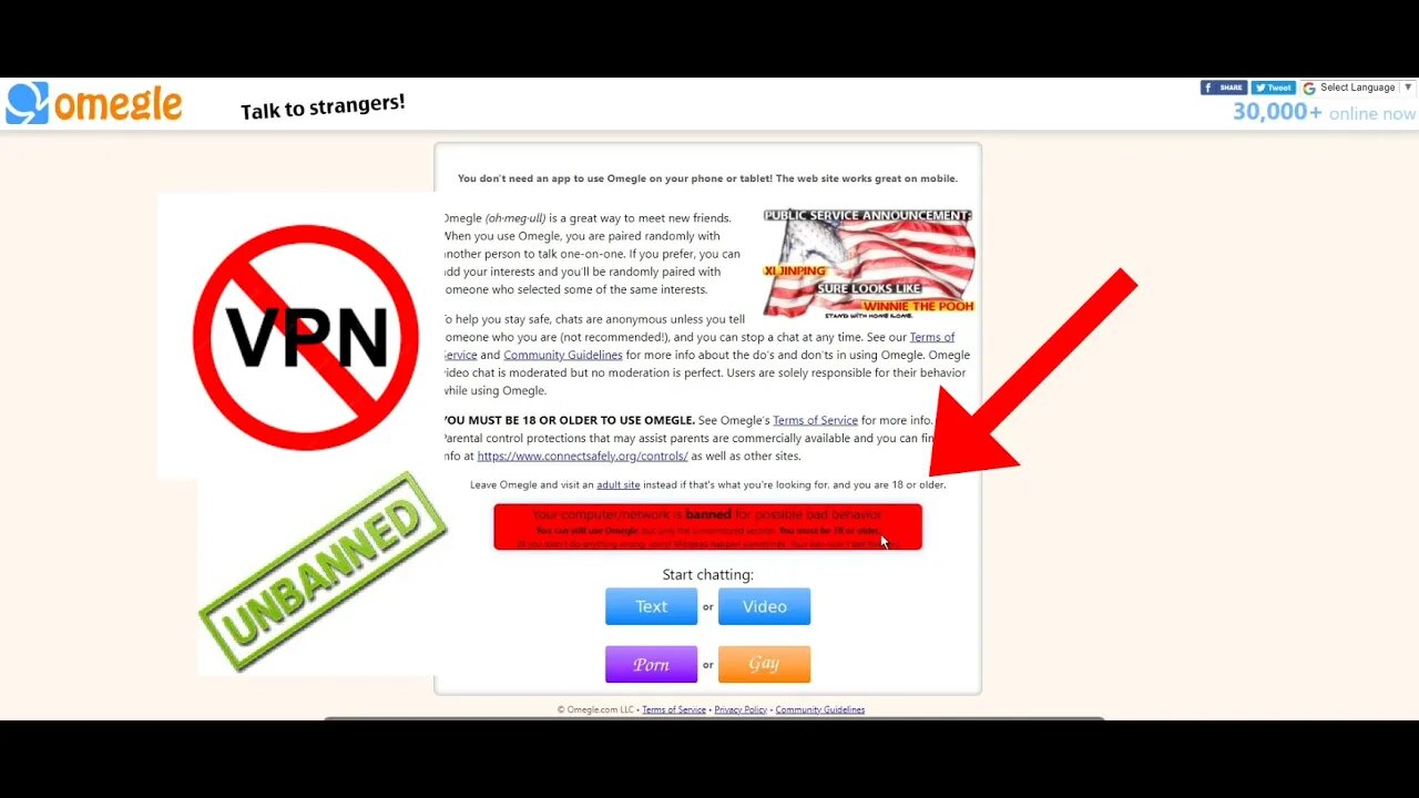 How to Get UNBANNED on Omegle without vpn