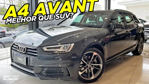 AUDI A4 AVANT S LINE 2.0 COM PORTA MALAS GIGANTE, BOM ESPAÇO INTERNO E PERFORMANCE! MELHOR QUE SUV?