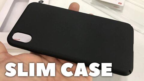 Slim Fit Matte Black iPhone Xs Max Case by Ranvoo Unboxing