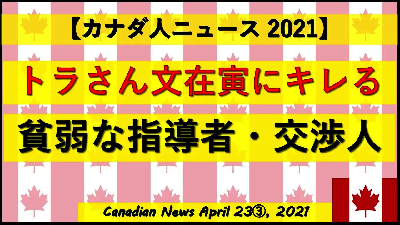トラさん文在寅にキレる 貧弱な指導者・交渉人