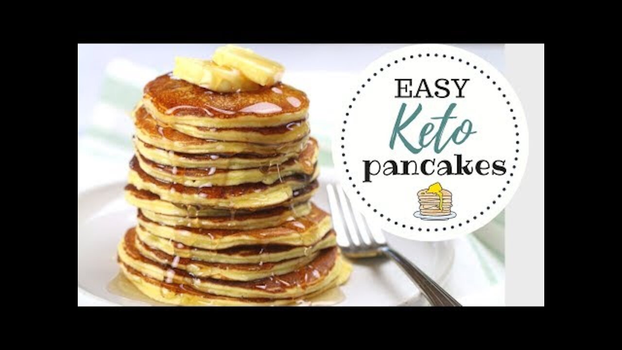 EASY Keto Pancakes Recipe | Cream Cheese Pancakes | Keto Pancake Coconut Flour 2021