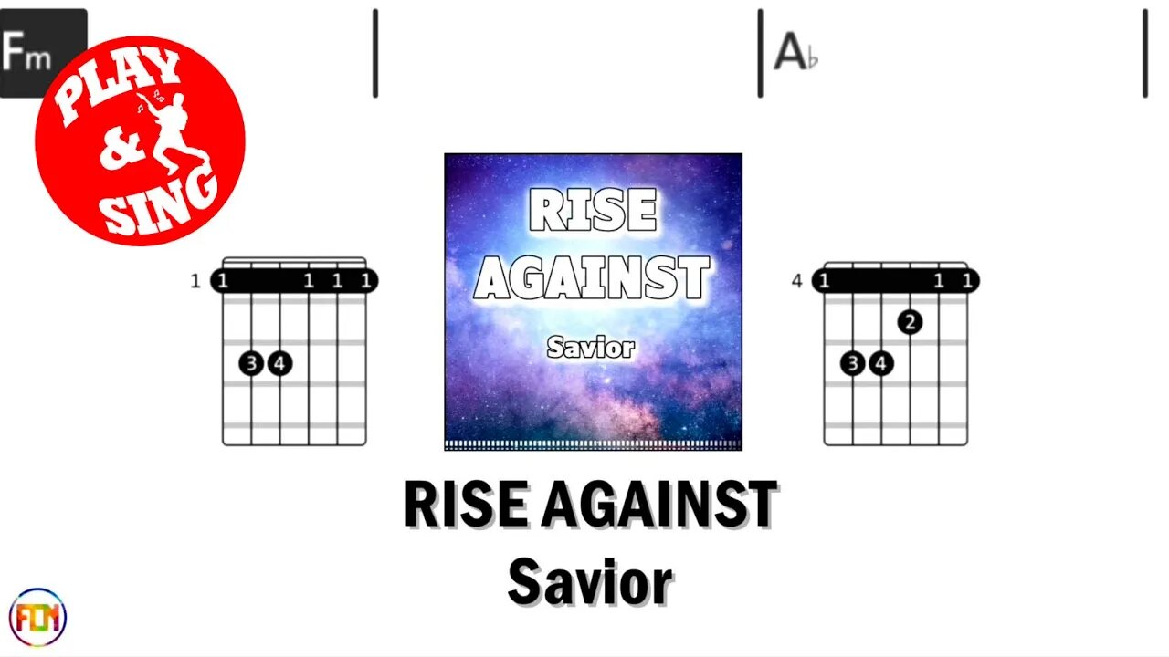 RISE AGAINST Savior FCN GUITAR CHORDS & LYRICS