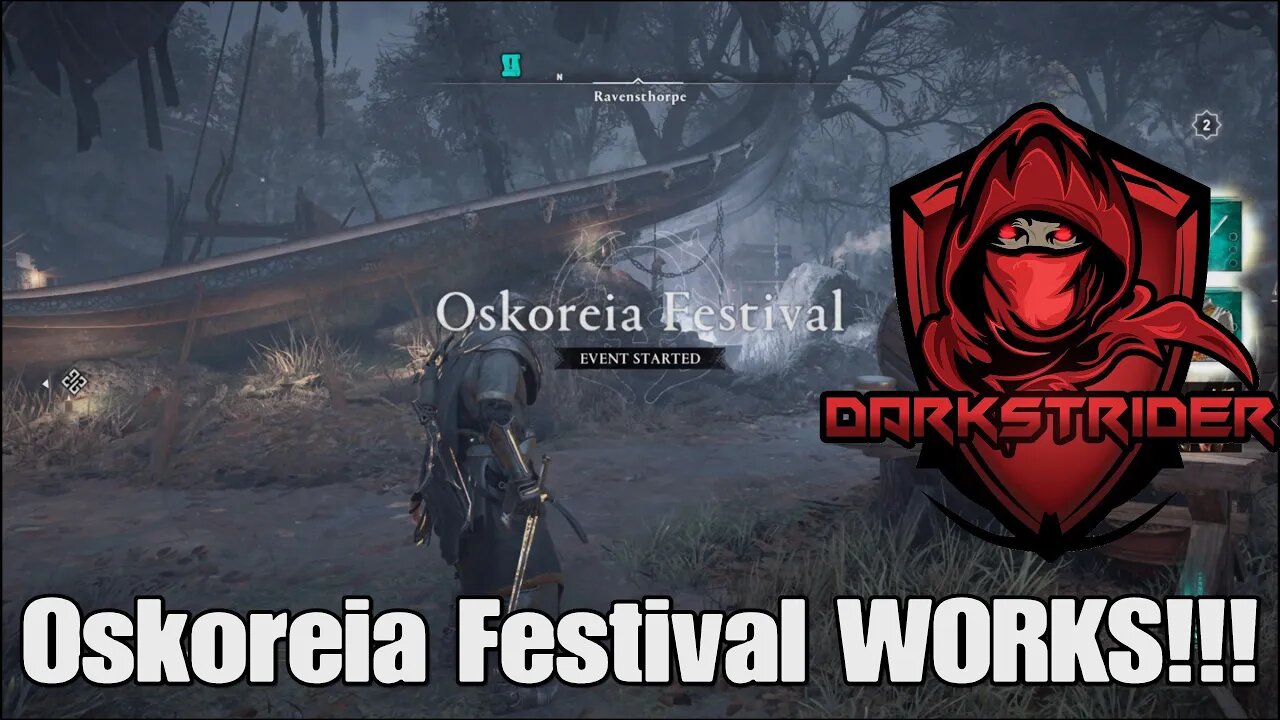 Assassin's Creed Valhalla- Oskoreia Festival WORKS!!!
