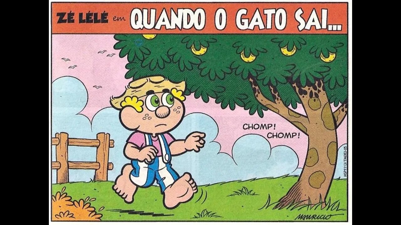 Zé Lelé em-Quando o gato sai... | Gibis do Rapha 2