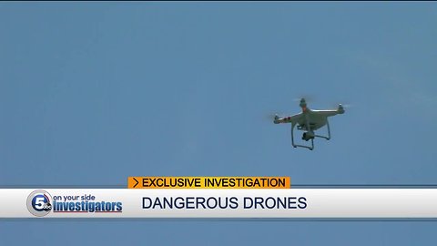 Danger in the skies? Close calls with drones skyrocketing