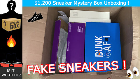 Reseller put a FAKE SNEAKER inside this $1,200 Mystery Box !