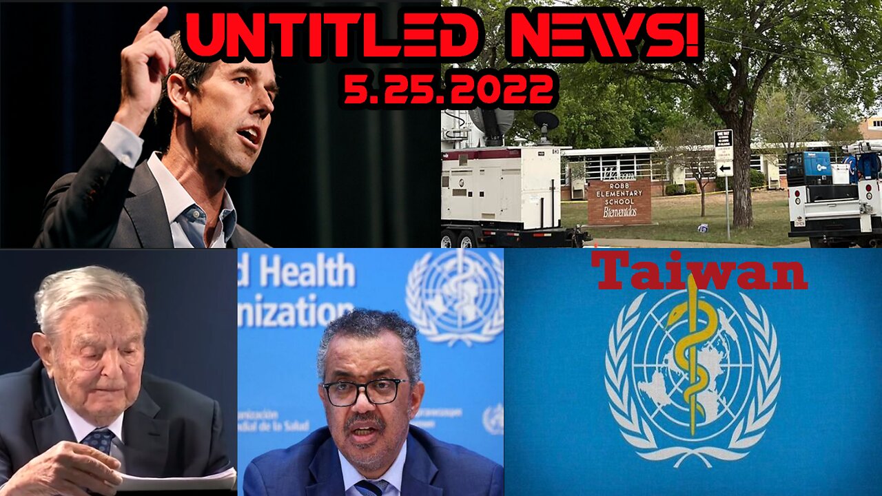 TX Shooter Update, Beto Staged Outburst?, Soros/Tedros, Taiwan WHA/WHO