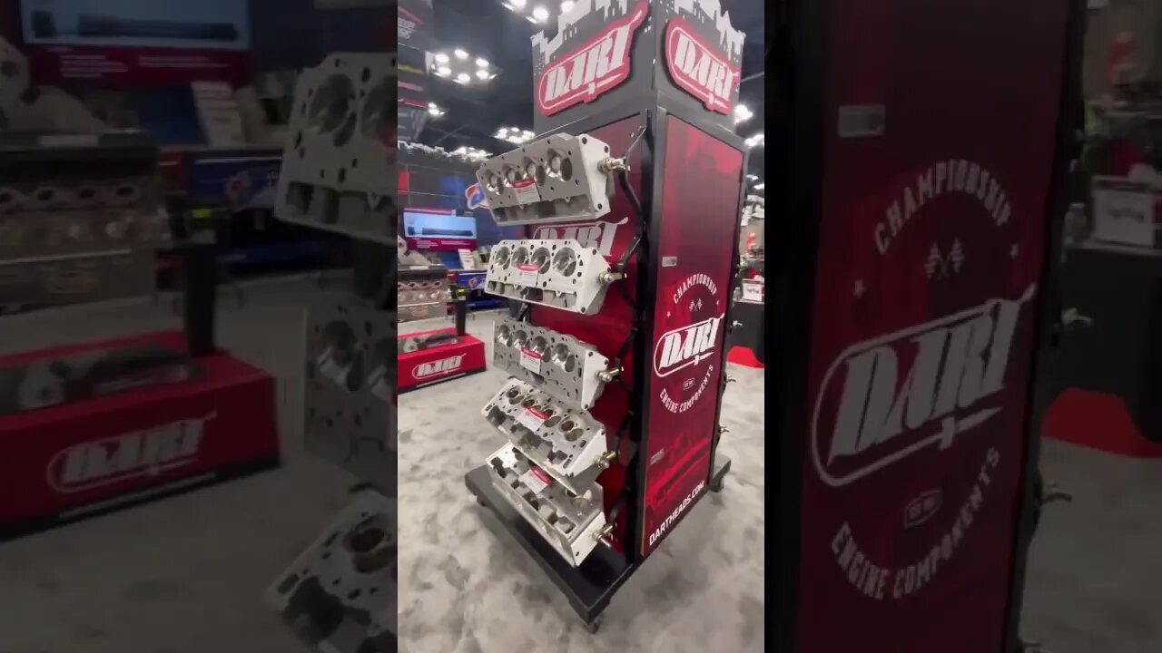 Dart Cylinder Heads on Display at PRI #shorts