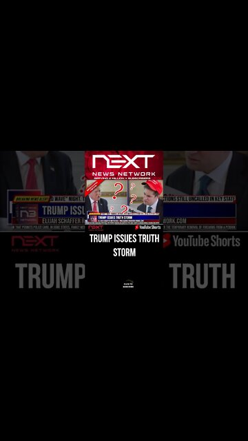 Trump Issues TRUTH STORM #shorts
