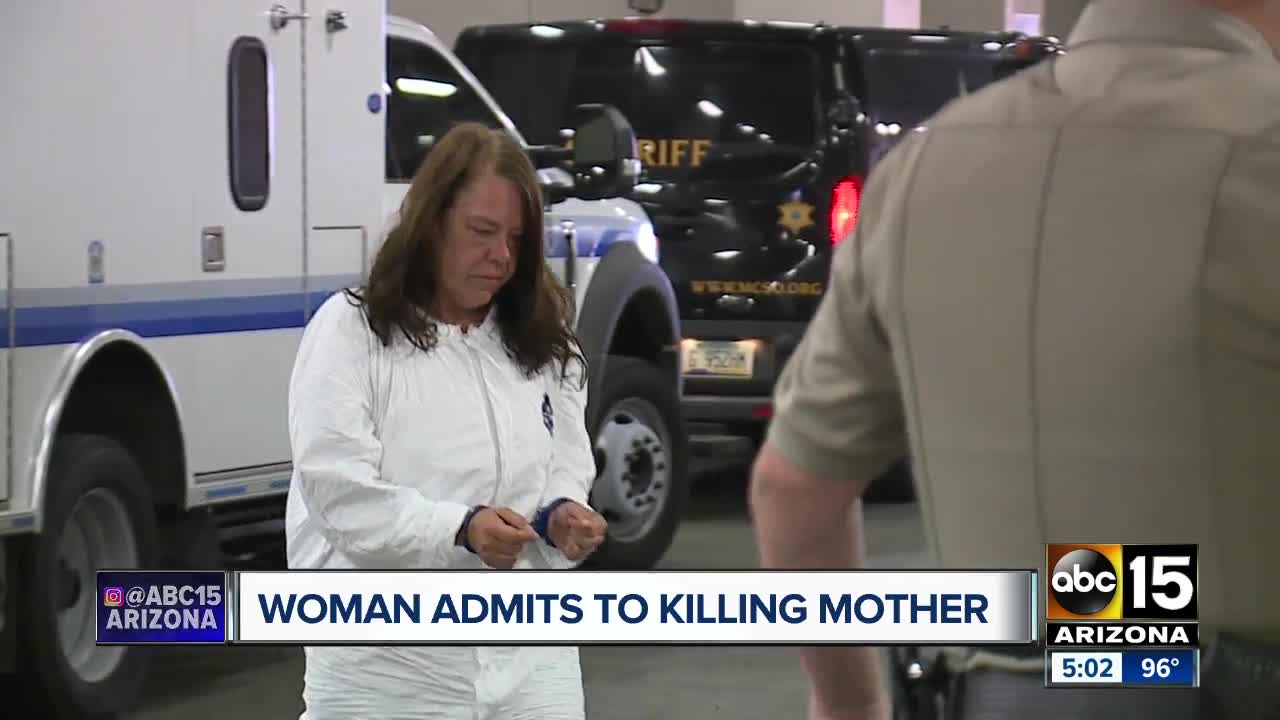 Scottsdale woman admits to killing mother