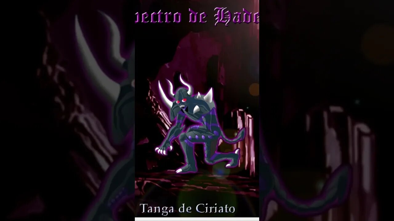 Os Cavaleiros Do Zodíaco - Espectro De Hades Tanga De Ciriato Anime