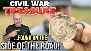 Civil War treasure found on the side of the road. Metal Detecting what was missed for 160 years!