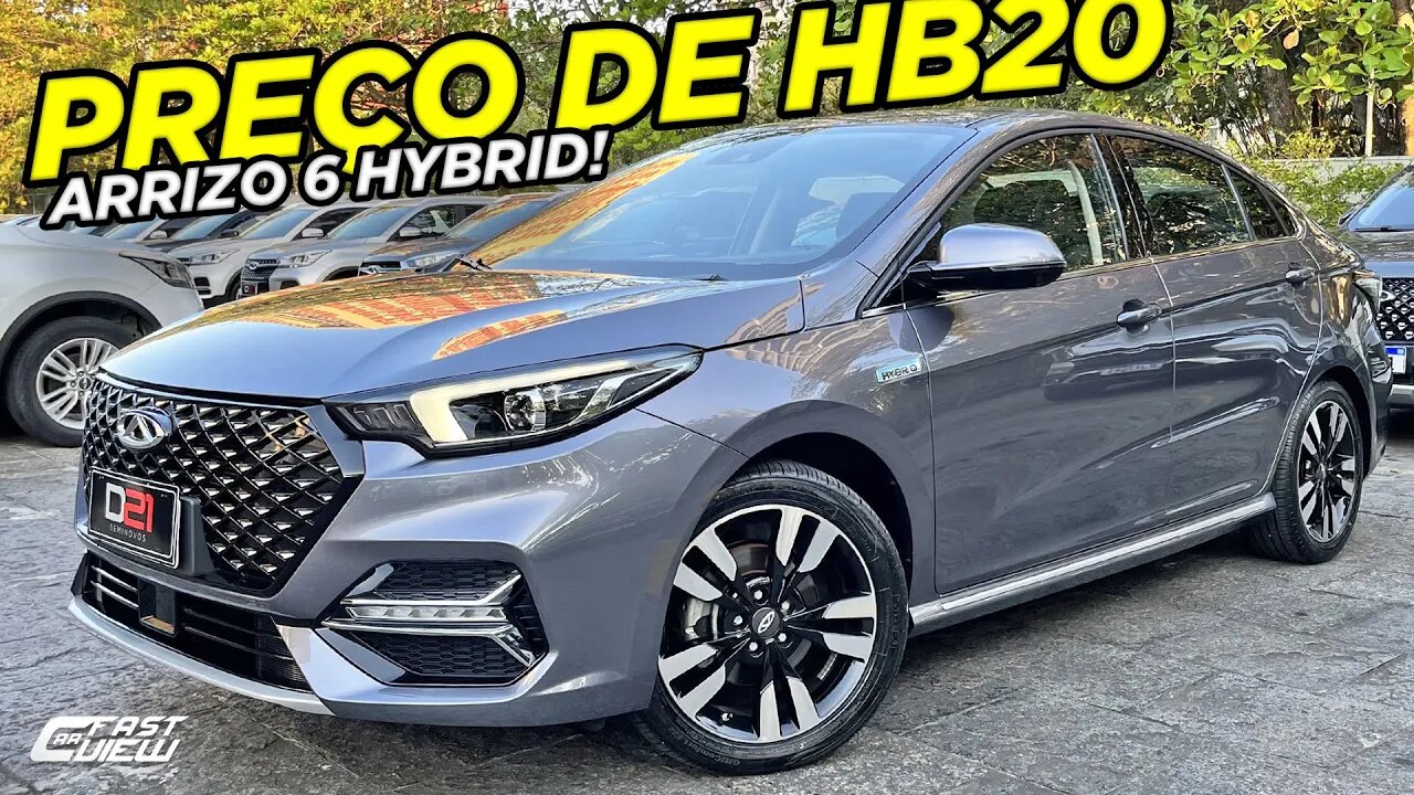 NOVO CAOA CHERY ARRIZO 6 PRO HYBRID 2023 SEDAN PREMIUM +BARATO E EQUIPADO QUE VIRTUS, HB20 E CITY