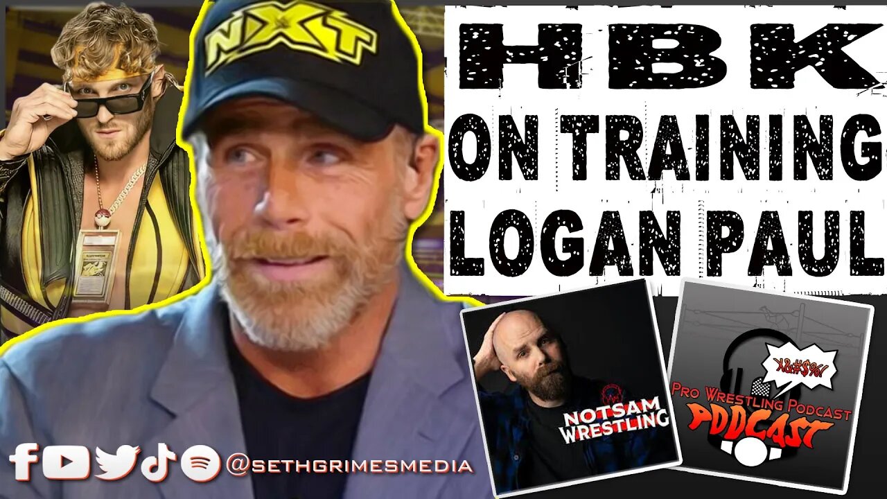 Shawn Michaels on Training Logan Paul | Clip from Pro Wrestling Podcast Podcast #wwe #loganpaul