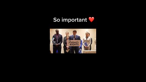 Listen to Governor DeSantis heartfelt statement on Florida protecting patients rights ❤️
