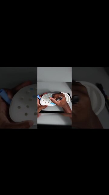 Custom Crocs Using Posca Markers! #shorts