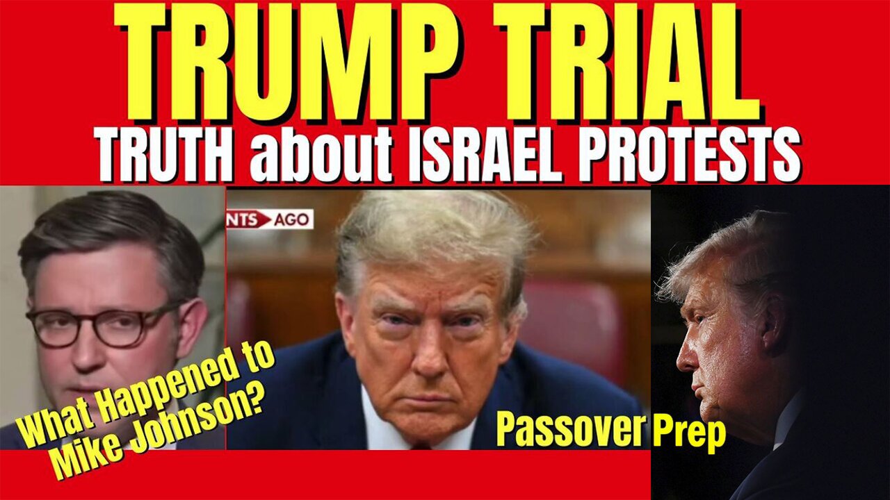 Melissa Redpill Update Today Apr 16: "Trump Trial, Israel Protests, Mike Johnson?"