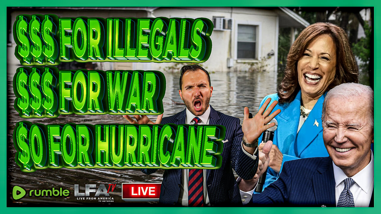 HURRICANE HELENE VICTIMS TOLD TO "DROP DEAD" AS BILLIONS SPENT ON MIGRANTS AND WAR | MIKE CRISPI UNAFRAID 9.30.24 10AM EST