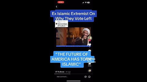 Ex Islamic Extremist Explains Why They All Vote Left