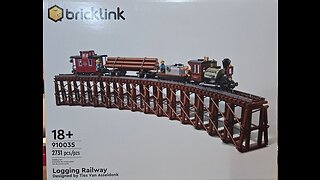 Unboxing & Building Lego 910035 Logging Railway-Part 4