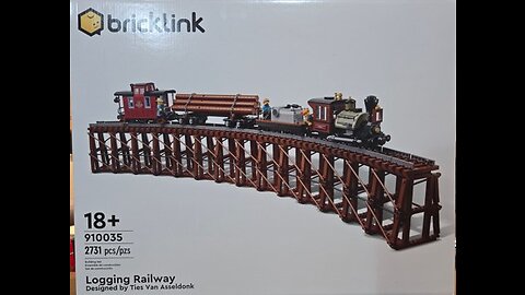 Unboxing & Building Lego 910035 Logging Railway-Part 4