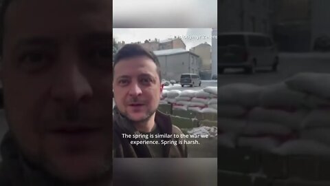Ukrainian President Zelensky offered words of hope on his Instagram Tuesday