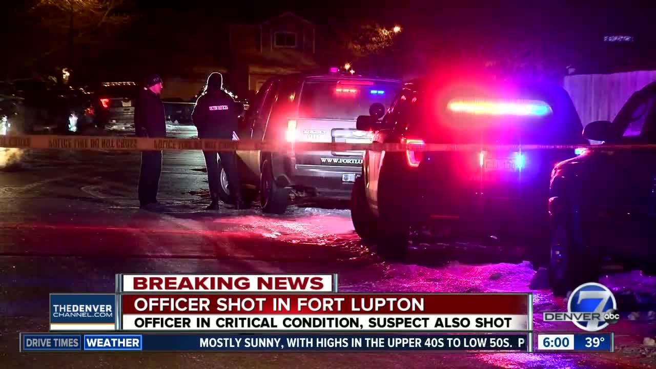 Fort Lupton officer, suspect both in critical condition after shooting early Tuesday