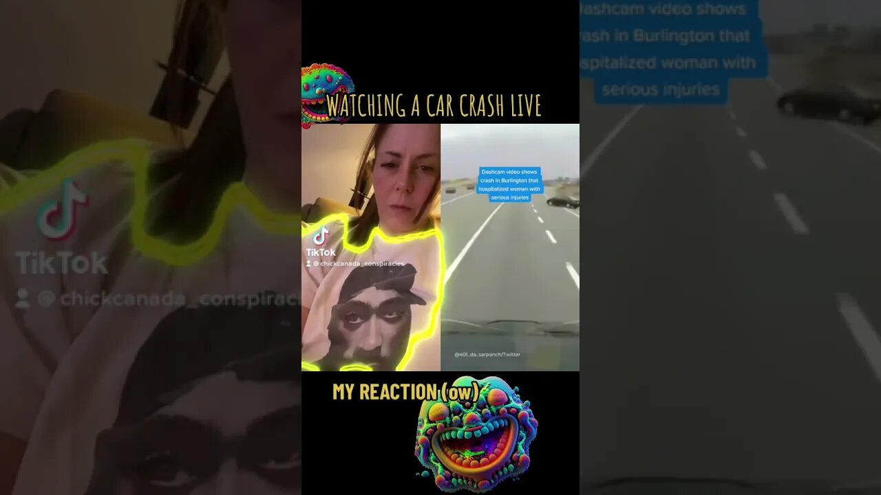 Watching a CAR CRASH LIVE…