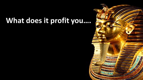 Sermon Only | What does it profit you... | 20220525